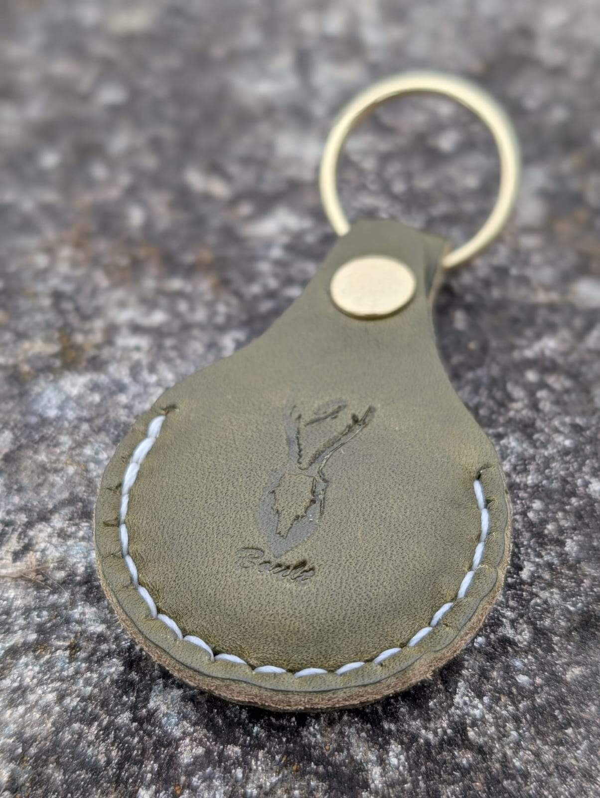 Leather key ring holder for Apple Airtag - J Boult Designs