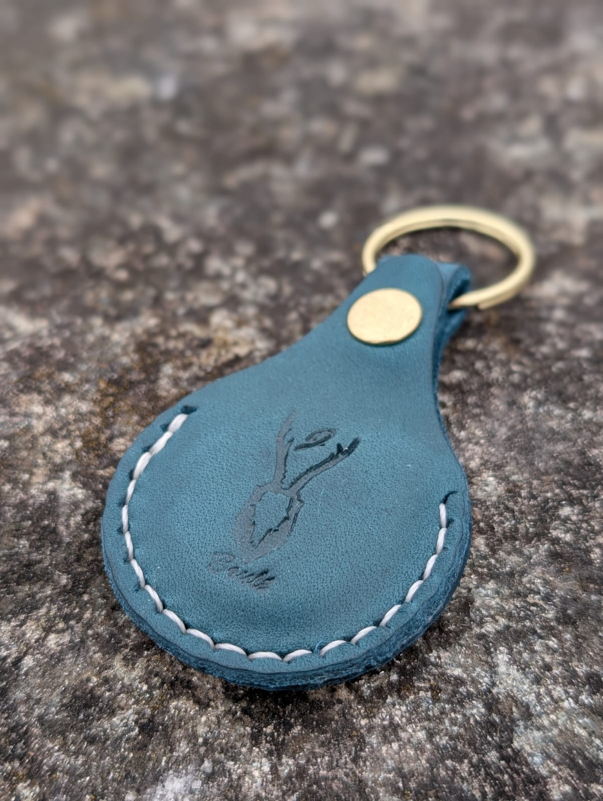 Leather key ring holder for Apple Airtag - J Boult Designs