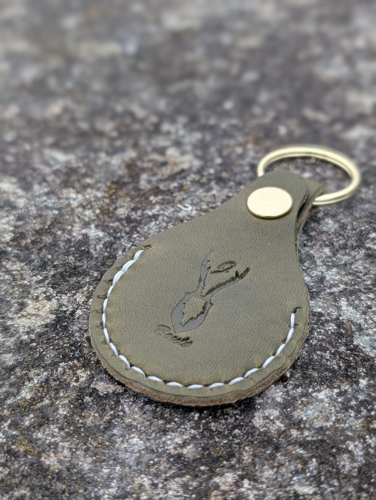Leather key ring holder for Apple Airtag - J Boult Designs
