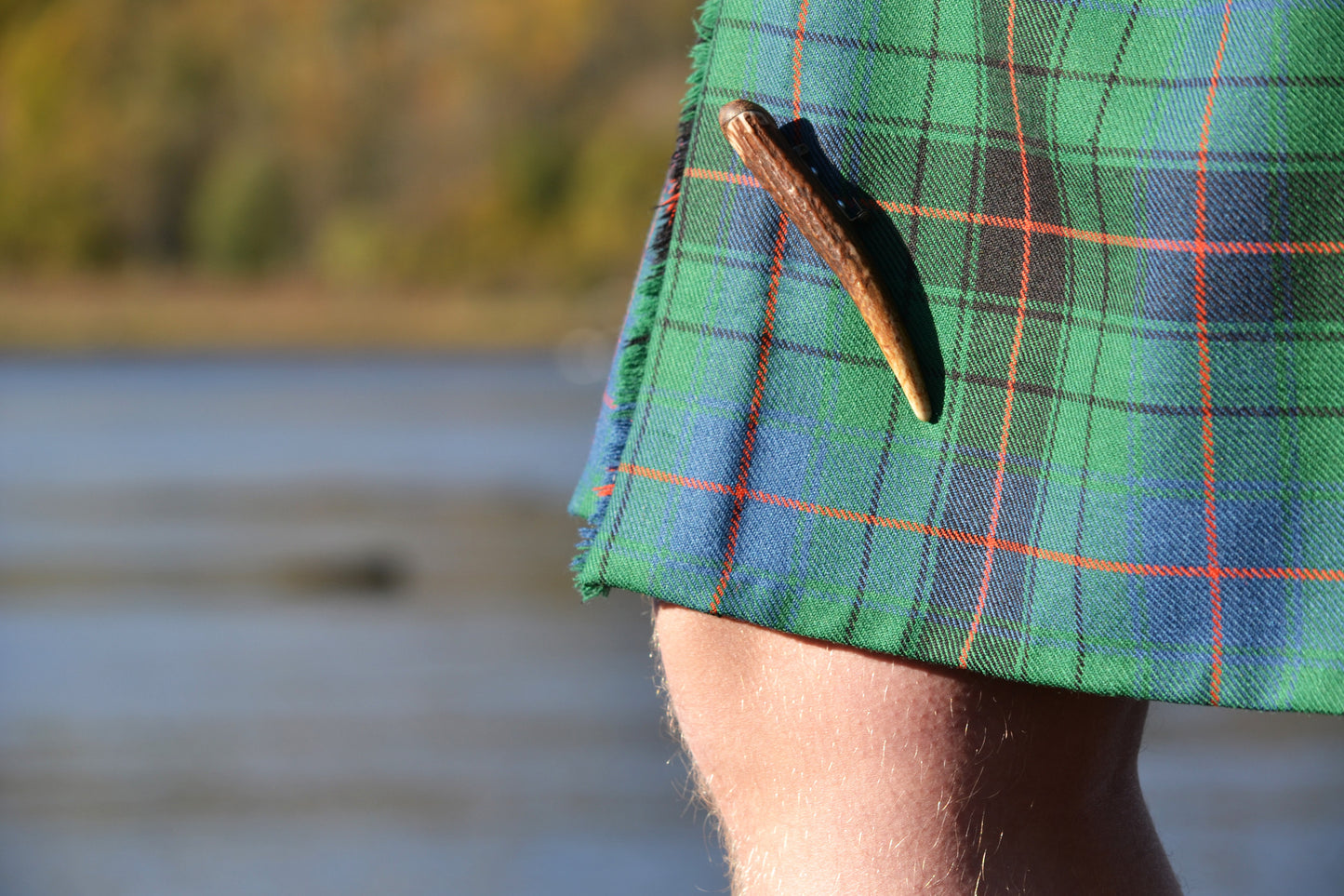 Red Deer Antler Kilt Pin - J Boult Designs