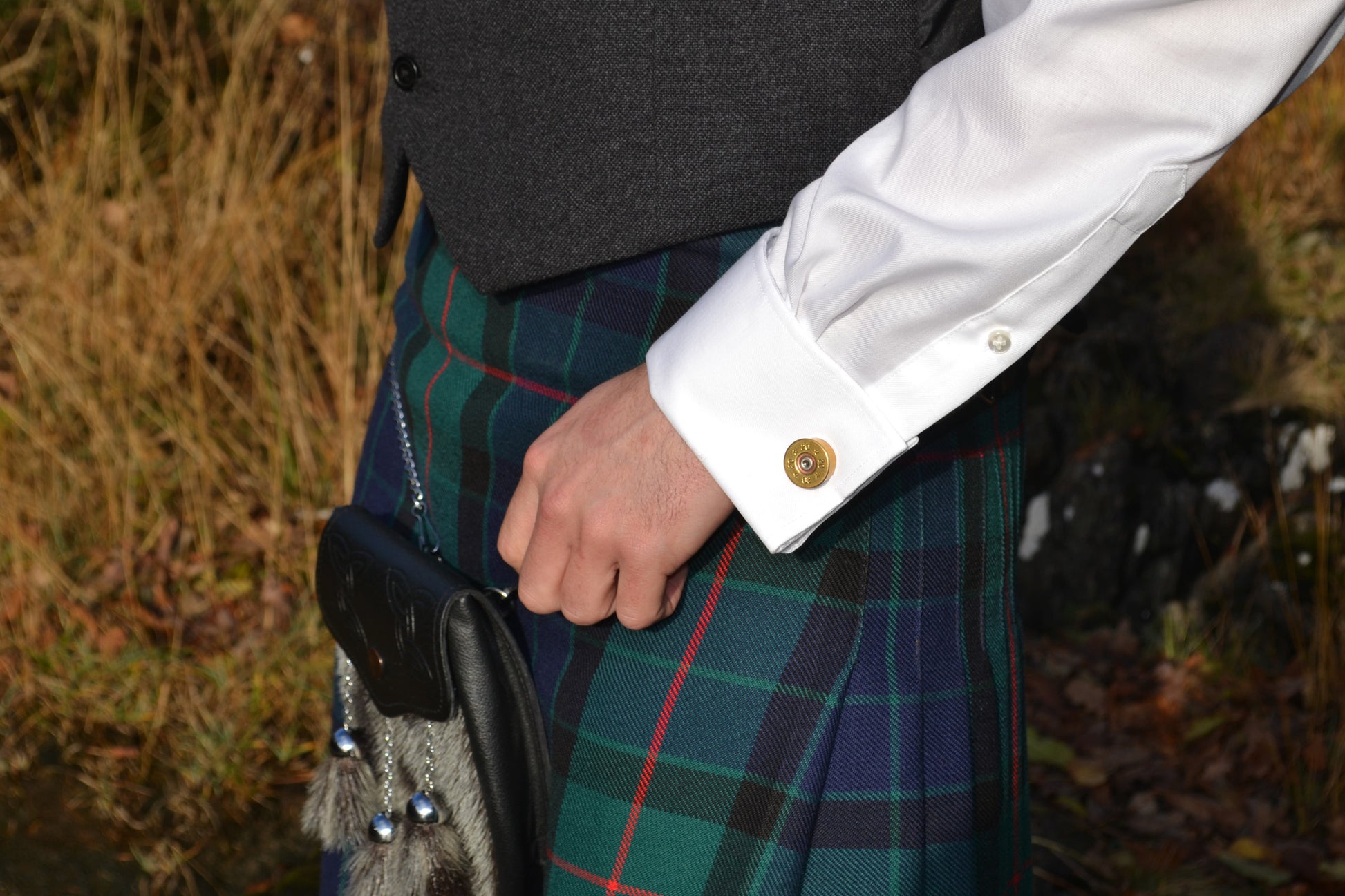 Shotgun Cartridge Cufflinks - J Boult Designs