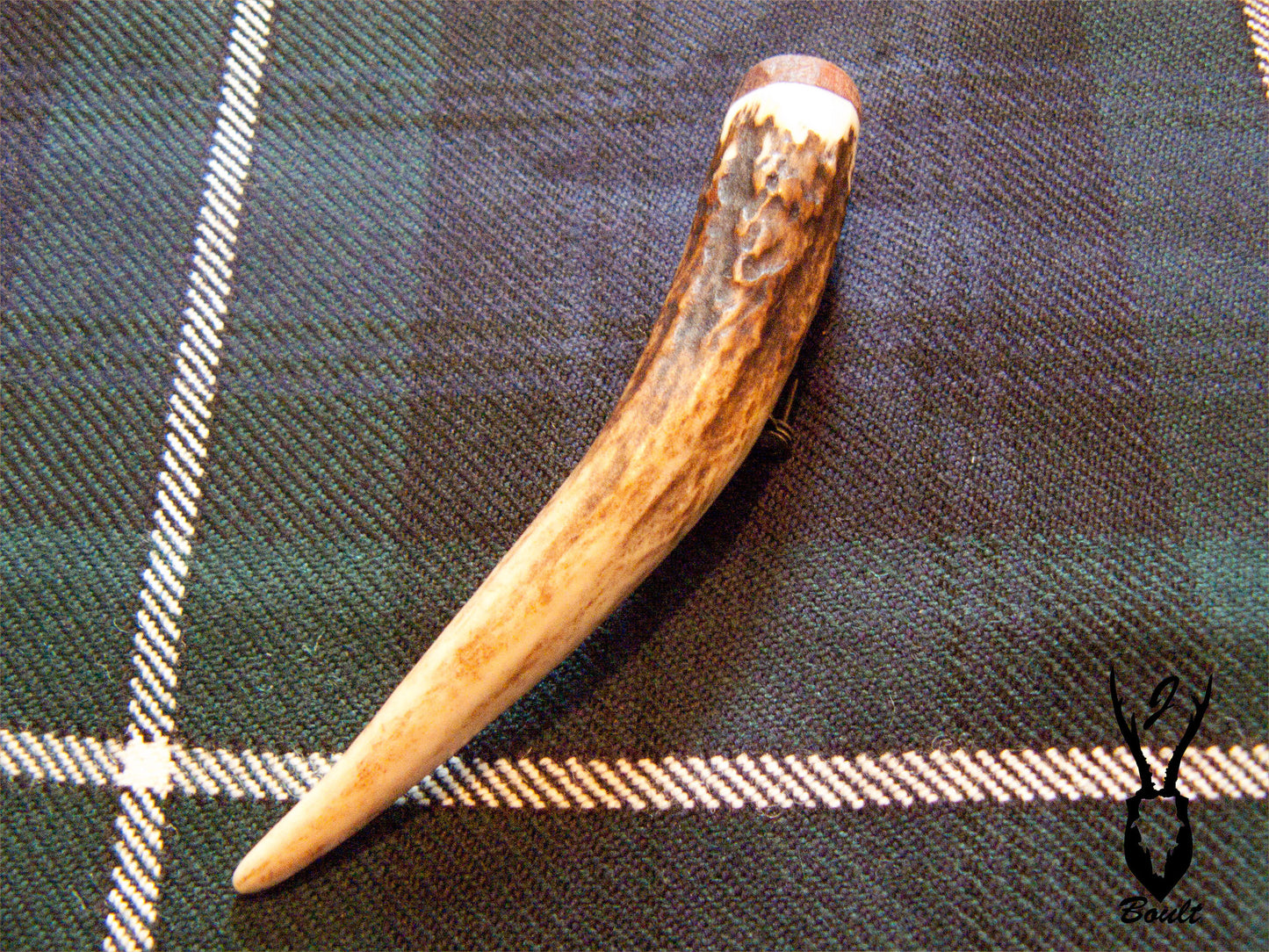 Red Deer Antler Kilt Pin - J Boult Designs