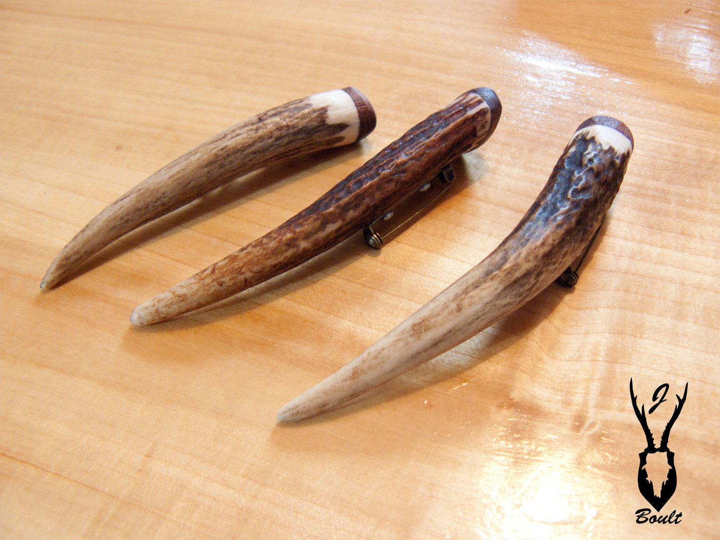 Red Deer Antler Kilt Pin - J Boult Designs
