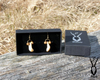 Stag Tusk Earrings - J Boult Designs