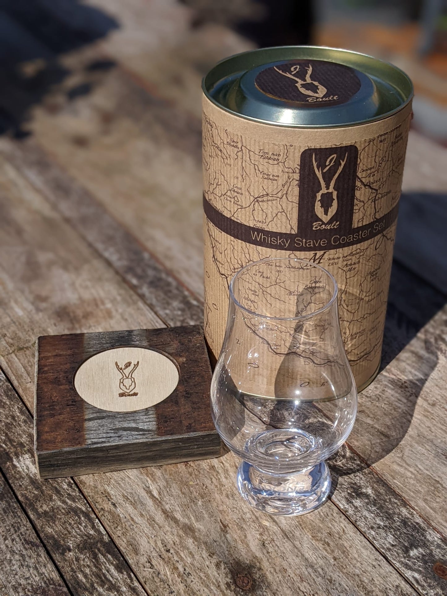 Whisky Stave Coaster Set - J Boult Designs