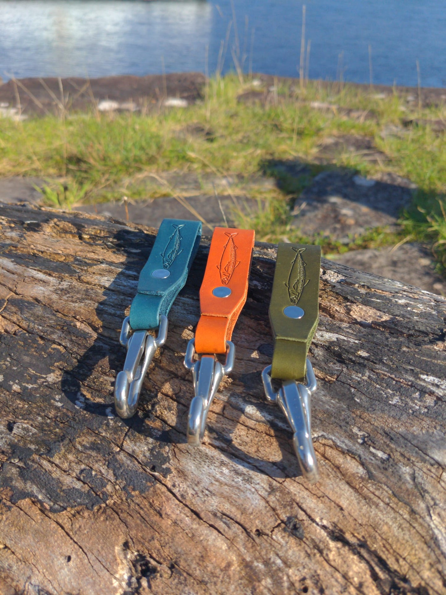 Mackerel design lanyard - J Boult Designs
