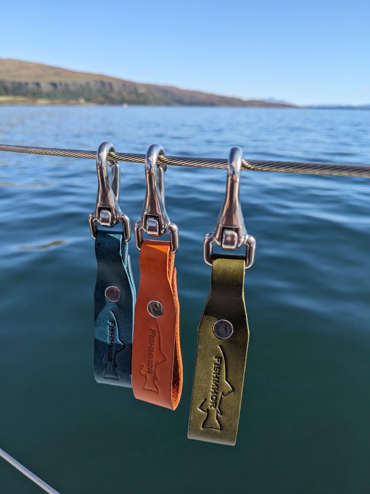Mackerel design lanyard - J Boult Designs