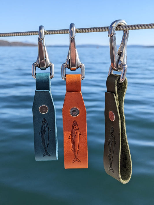 Mackerel design lanyard - J Boult Designs