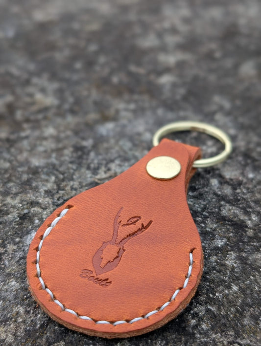 Leather key ring holder for Apple Airtag - J Boult Designs