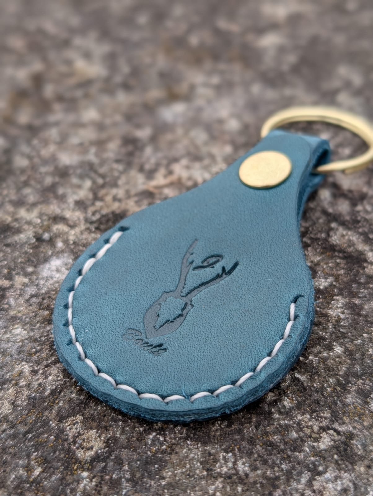 Leather key ring holder for Apple Airtag - J Boult Designs