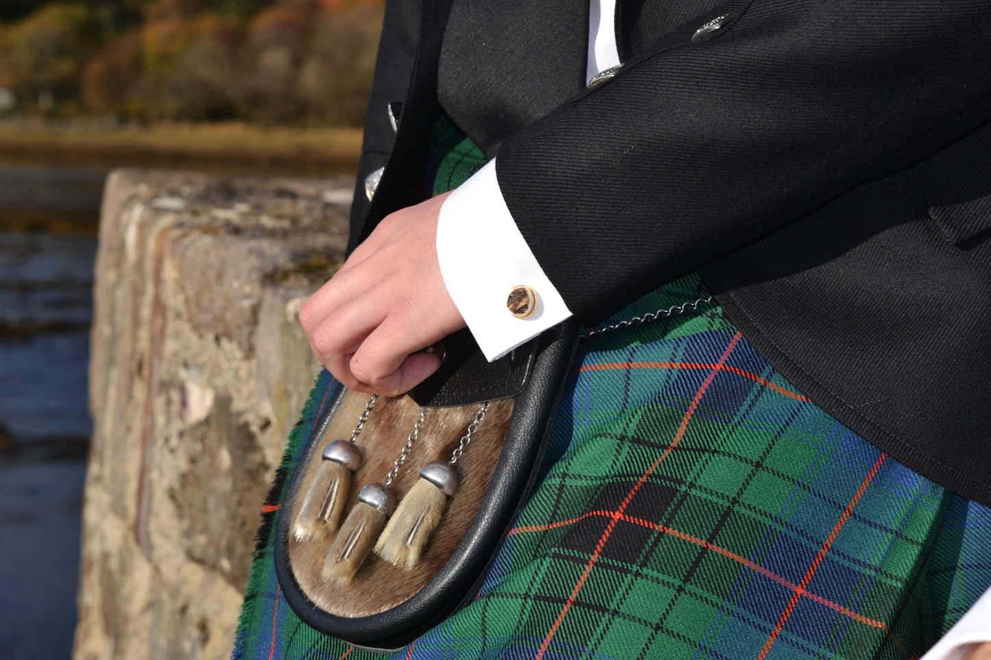 Gold Plated Antler Cufflinks - J Boult Designs