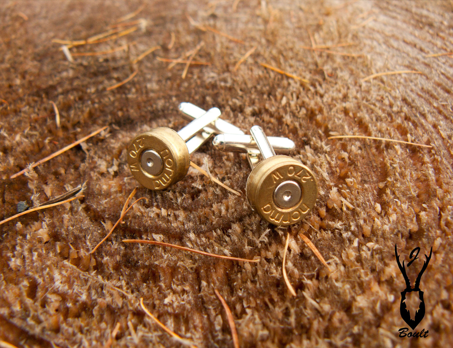 Silver Plated Bullet Cufflinks - J Boult Designs