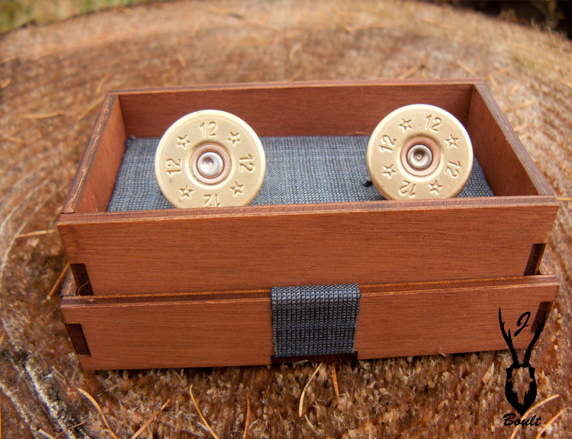 Silver Plated Cartridge Cufflinks - J Boult Designs